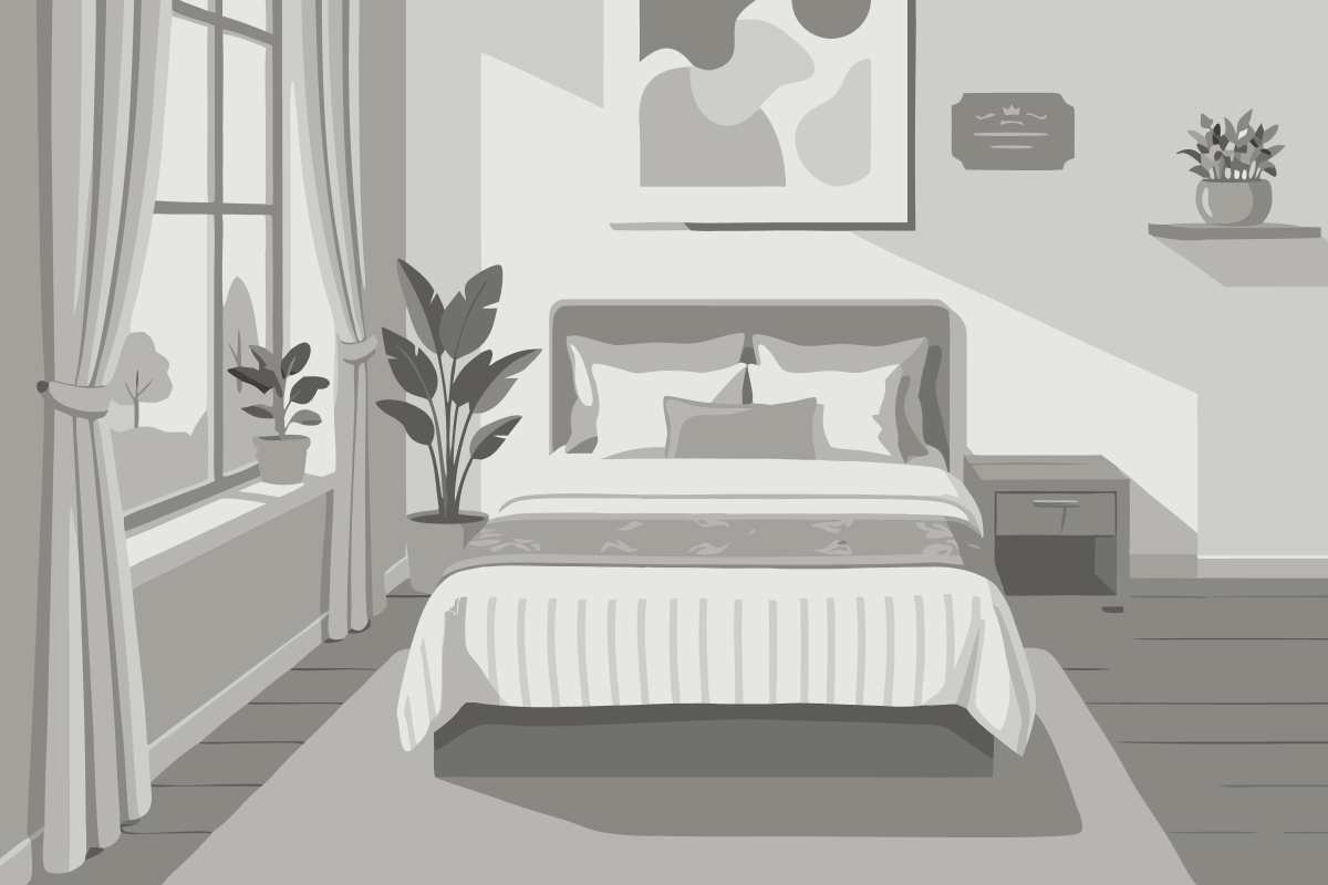 Litera en habitación compartida masculina